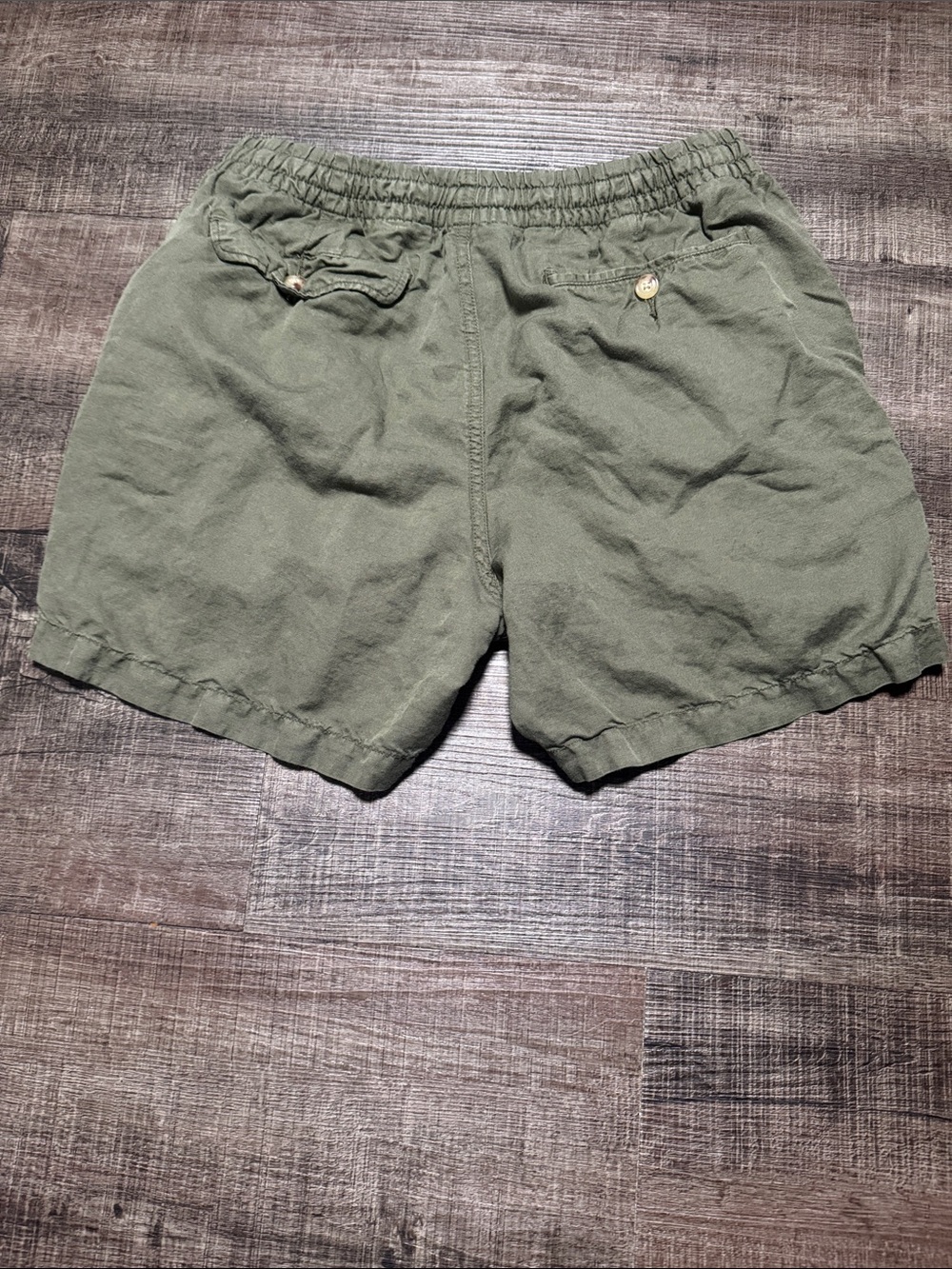 Polo by Ralph Lauren Olive Green Drawstring Men's Shorts - Picture 7 of 7